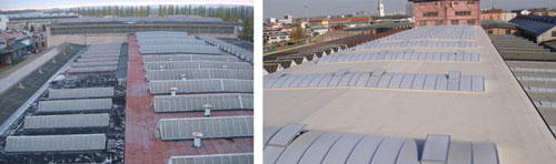 Ploché střechy průmyslových hal